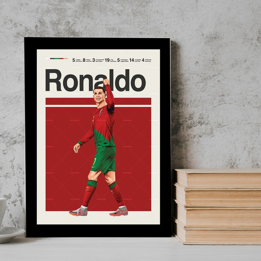 Ronaldo football player Frame
