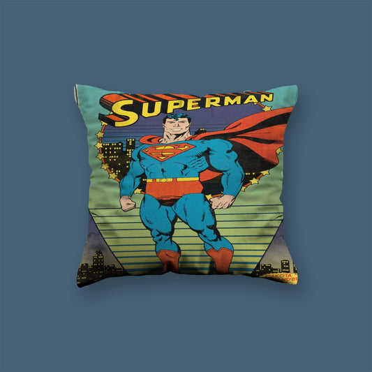 Superman Comics Superhero Velvet Cushion