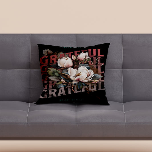 Grirl Flower Flower Velvet Cushion