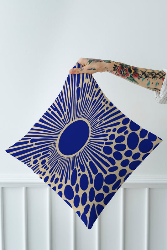 Opal Patterns Motifs Pattern Velvet Cushion