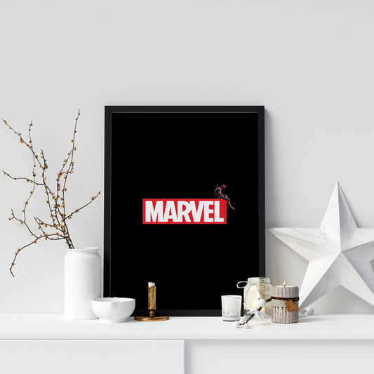 Mavel BLack Superhero posters Frame