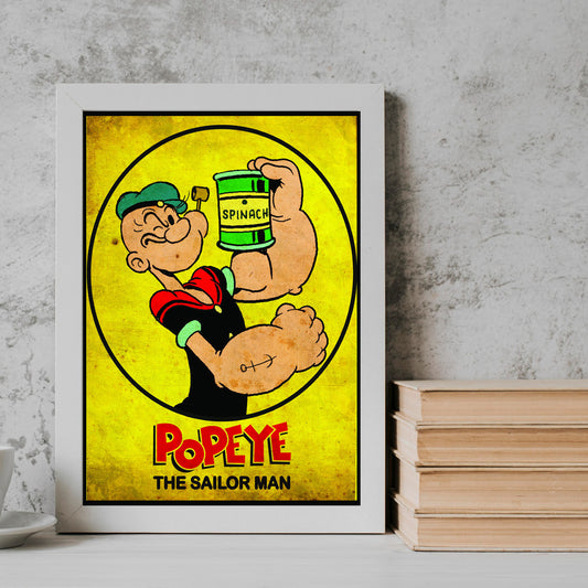 Popeye Cartoon posters Frame
