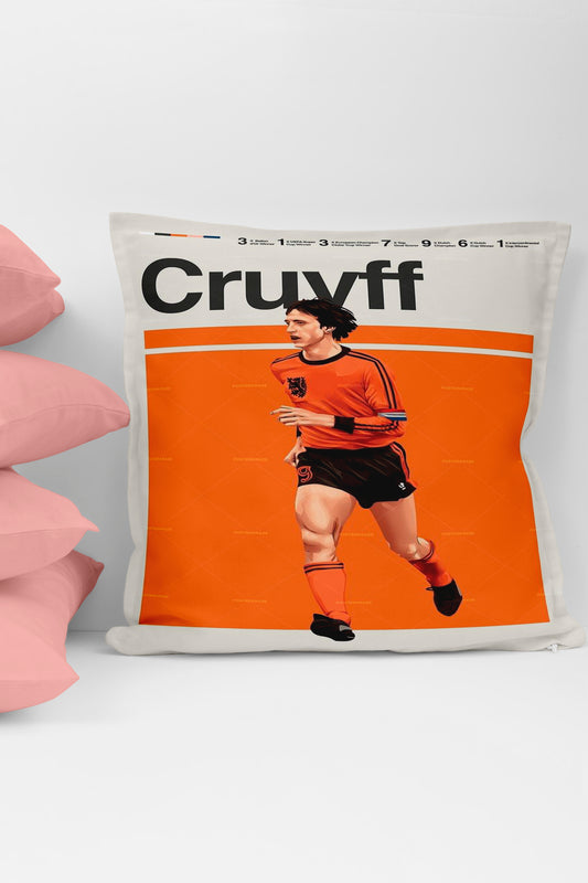 Cruyff football player Velvet Cushion