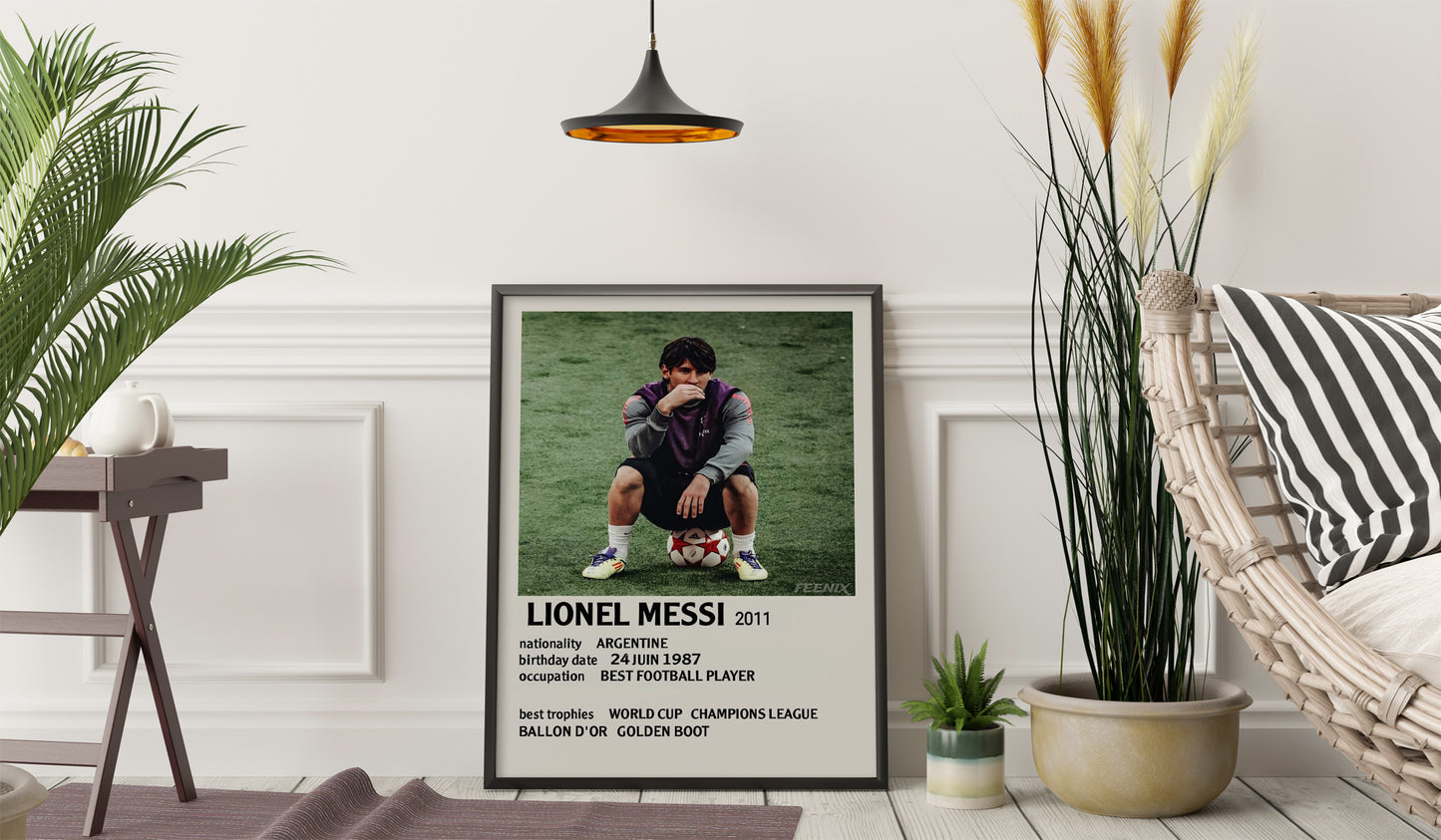Lionel Messi football player Frame