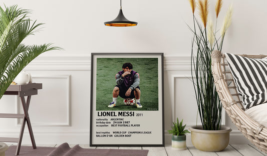 Lionel Messi football player Frame