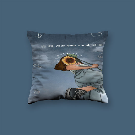 Be Your Own Girls Velvet Cushion