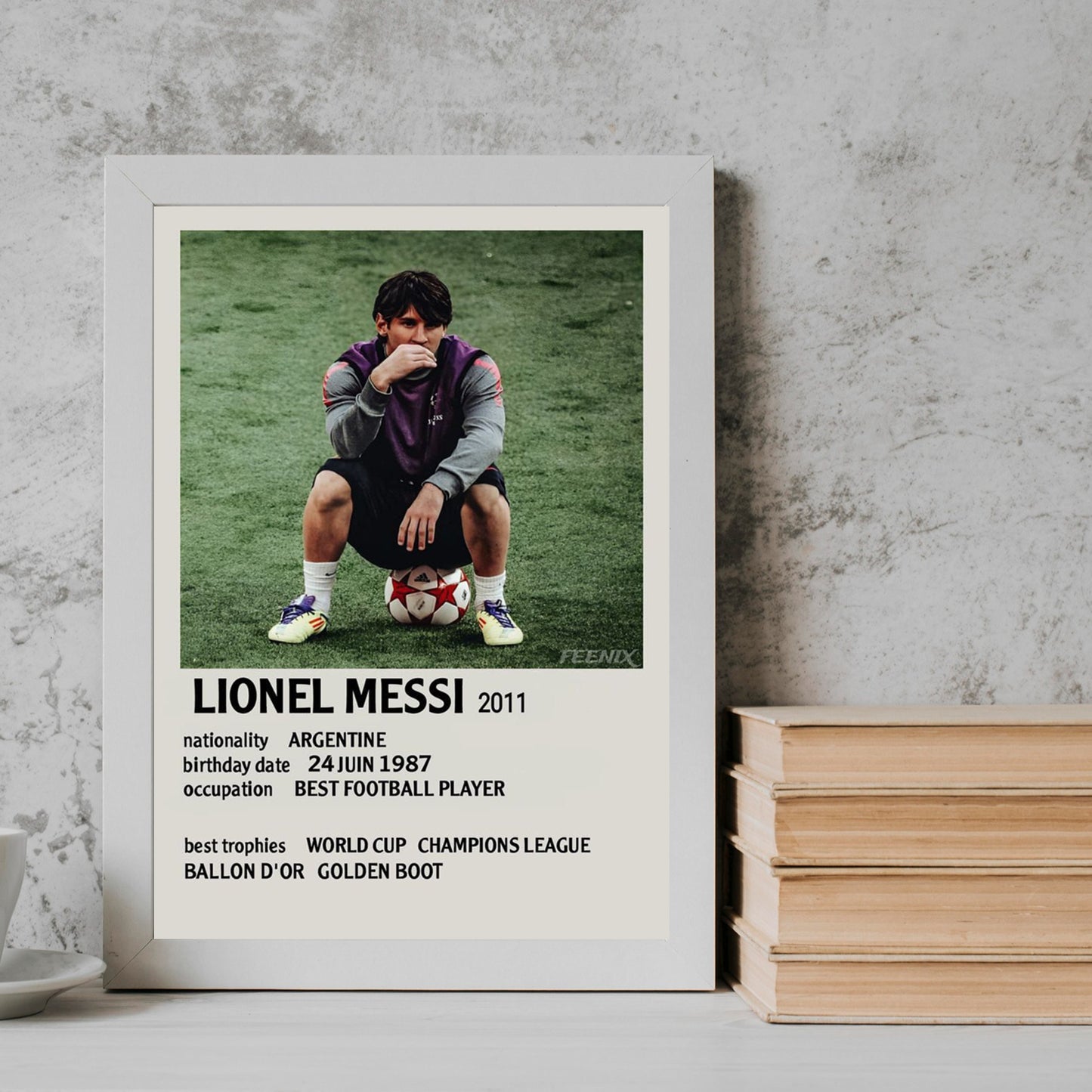 Lionel Messi football player Frame