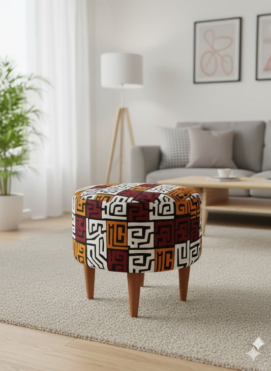 Pattern Pouf