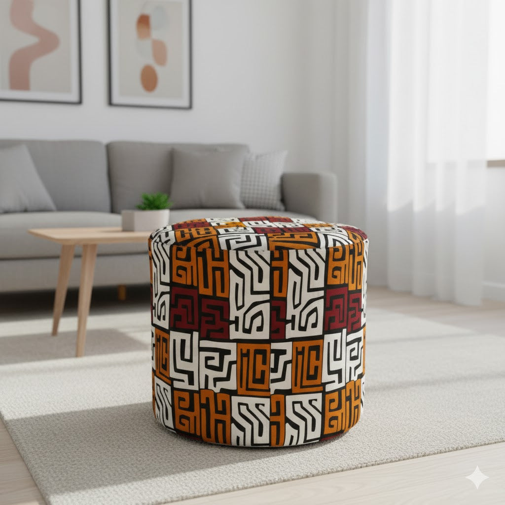 Pattern Pouf