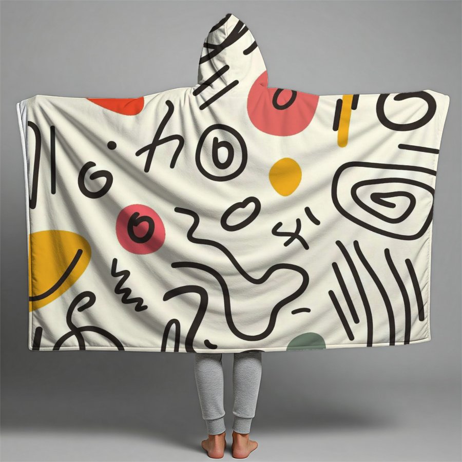 Heritage Motifs Premium Hooded Blanket